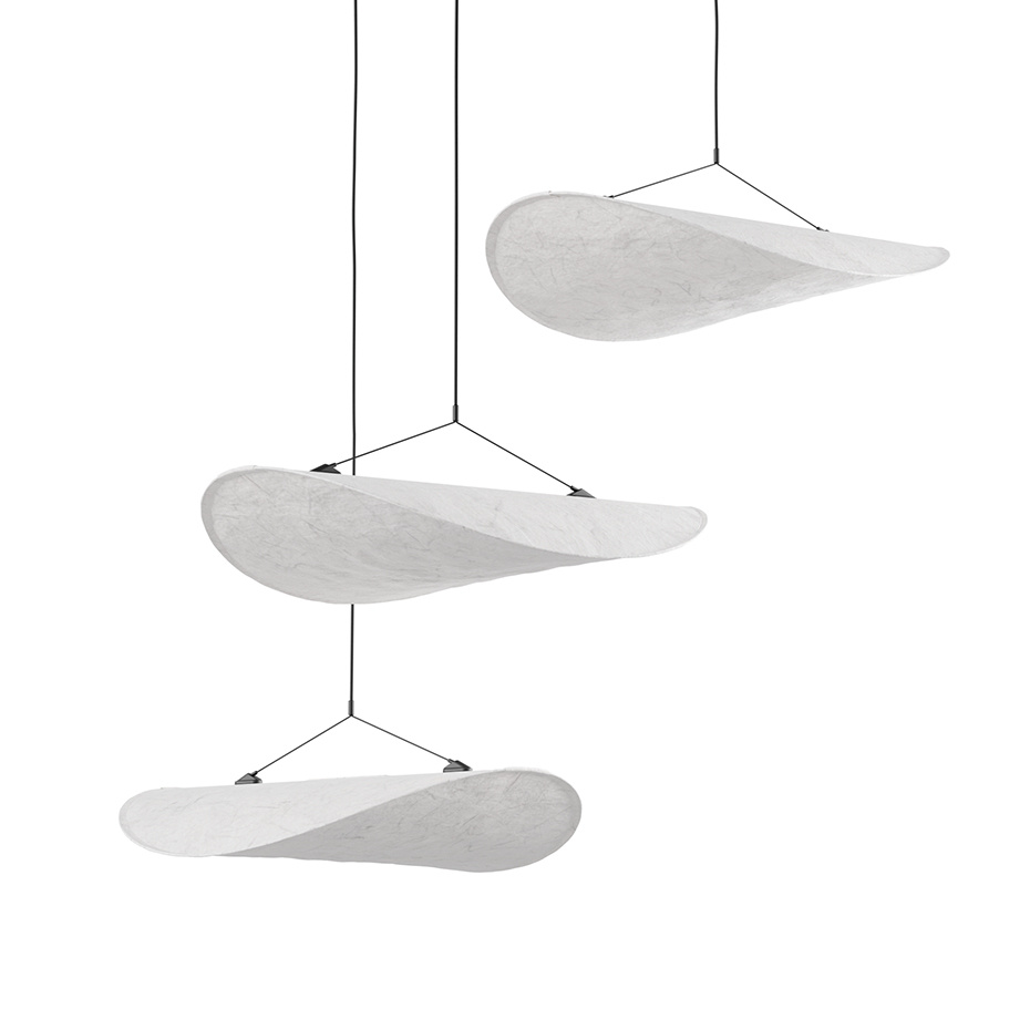 Tense Ljuskrona Ø55cm White Tyvek