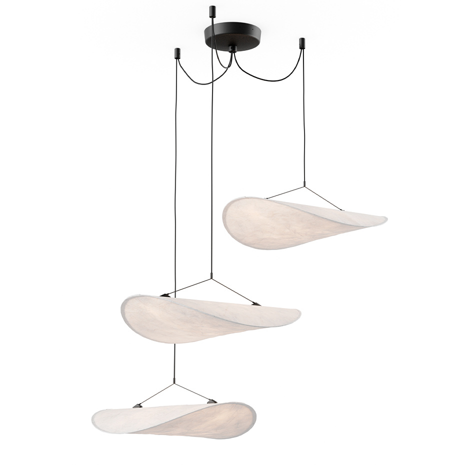 Tense Ljuskrona Ø55cm White Tyvek