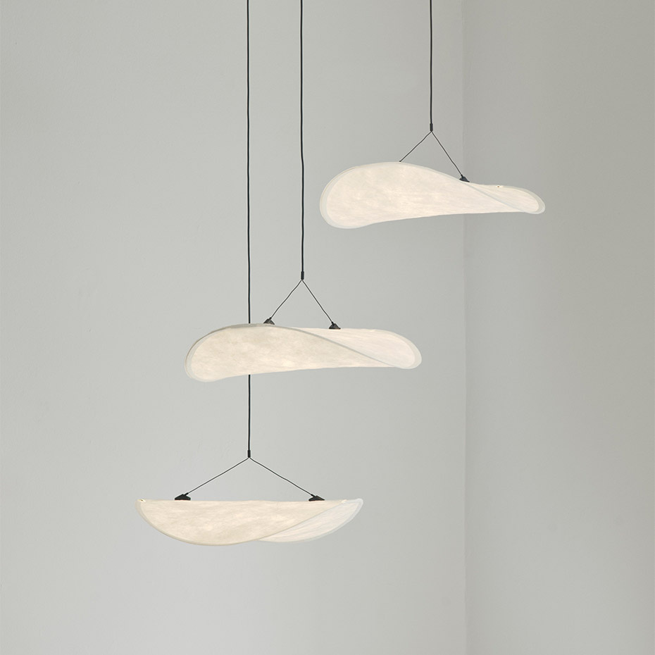 Tense Ljuskrona Ø55cm White Tyvek