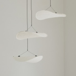 Tense Ljuskrona Ø55cm White Tyvek Tense Ljuskrona Ø55cm White Tyvek