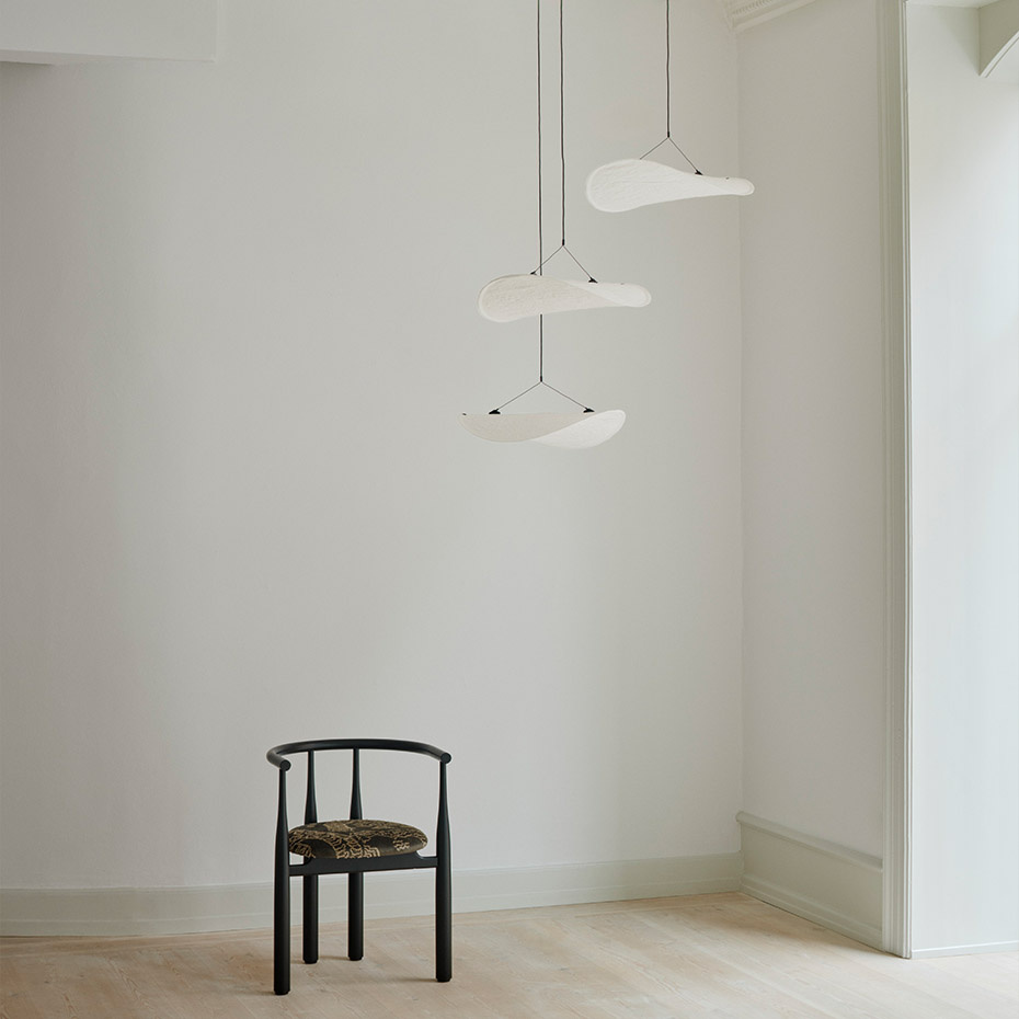 Tense Ljuskrona Ø55cm White Tyvek