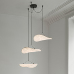 Tense Ljuskrona Ø55cm White Tyvek Tense Ljuskrona Ø55cm White Tyvek