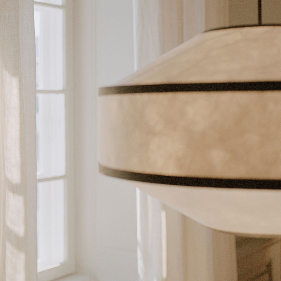 Kite Pendel Ø55cm White And Black Tyvek