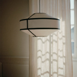 Kite Pendel Ø55cm White And Black Tyvek Kite Pendel Ø55cm White And Black Tyvek