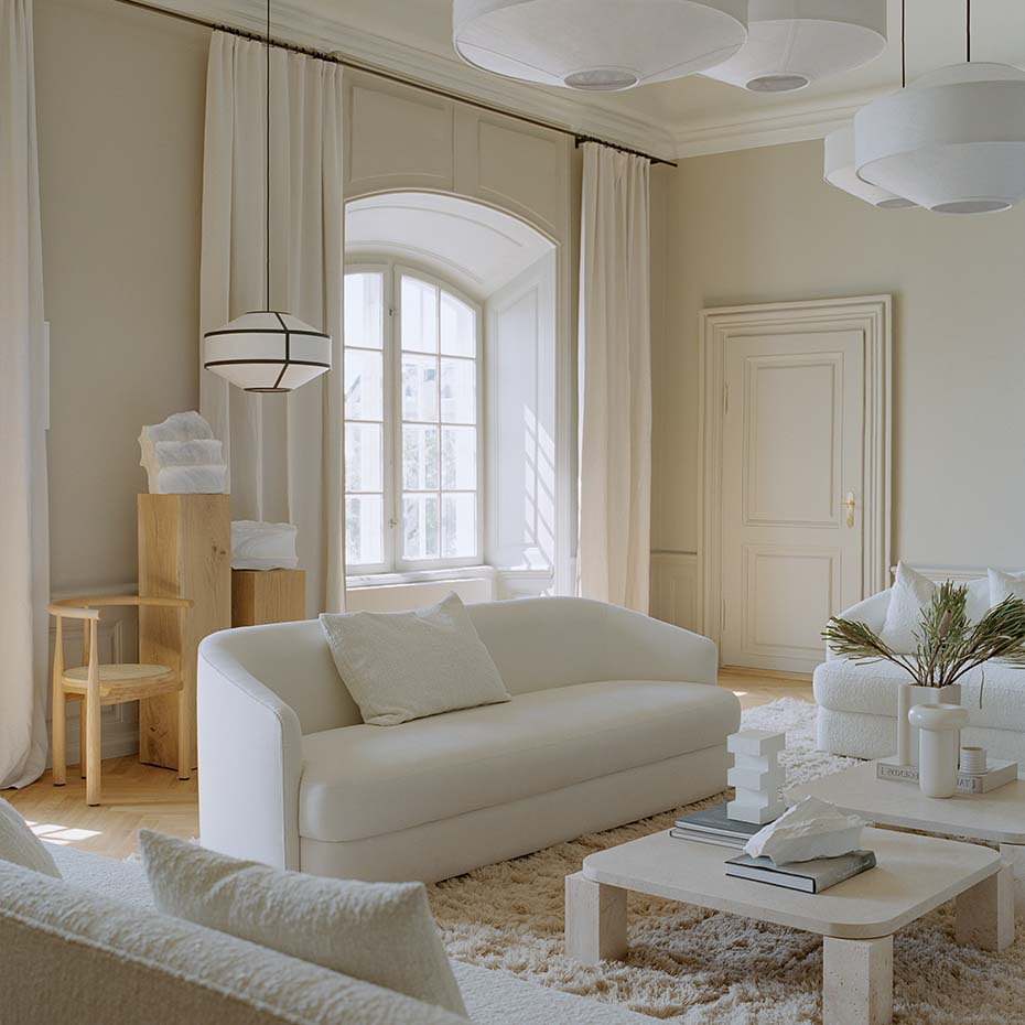 Kite Pendel Ø55cm White Tyvek