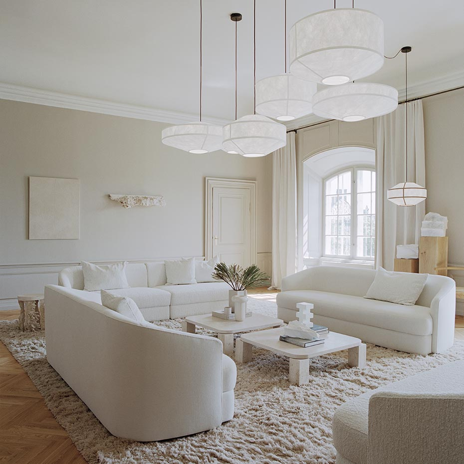 Kite Pendel Ø75cm White Tyvek