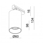 Tania Mini Spotlight Till Global 1-Fas Skena Mattsvart Tania Mini Spotlight Till Global 1-Fas Skena Mattsvart