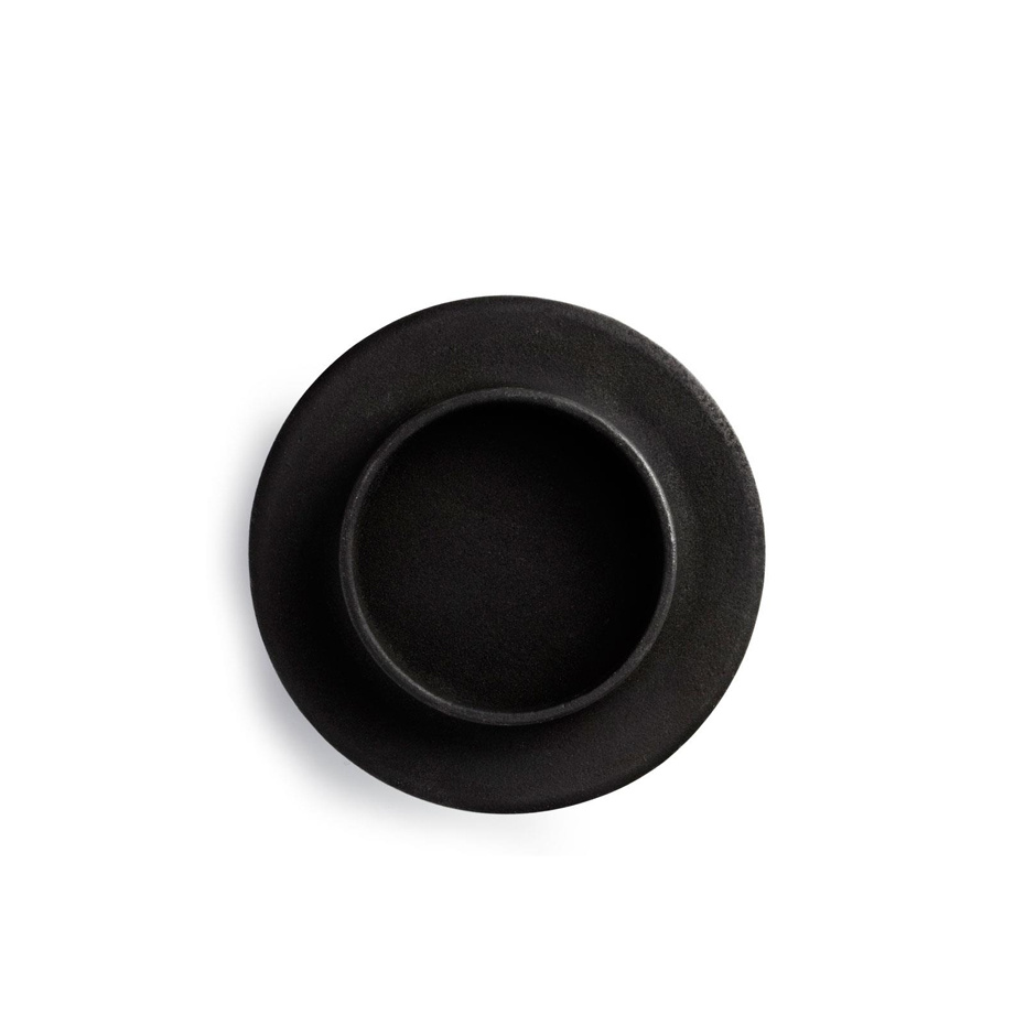 Heima Block Candle Holder Black