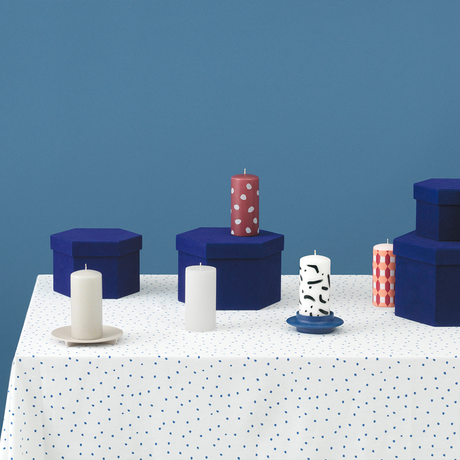 Heima Block Candle Holder Black