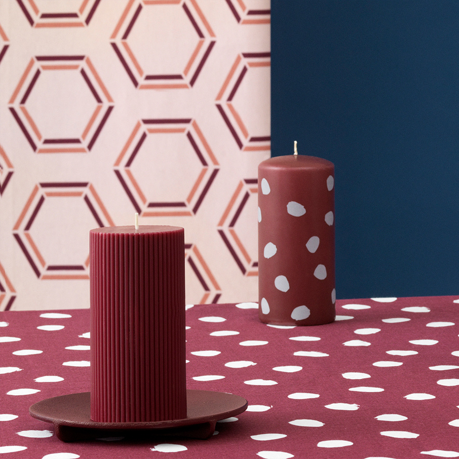 Heima Block Candle Holder Black