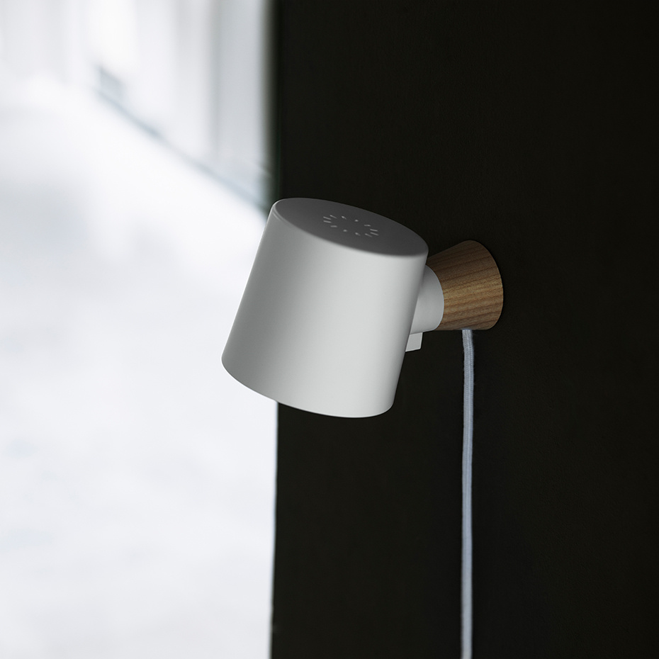 Rise Vägglampa Black
