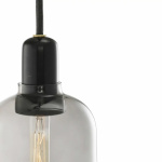 Amp Pendel Large Smoke/Black Amp Pendel Large Smoke/Black