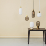 Amp Pendel Large Smoke/Brass Amp Pendel Large Smoke/Brass