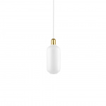 Amp Pendel Large White/Brass Amp Pendel Large White/Brass