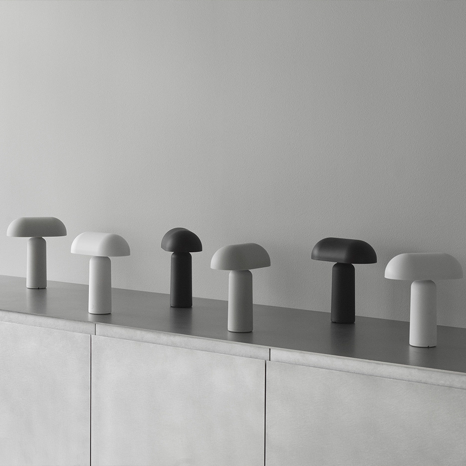 Porta Portable Bordslampa Grey