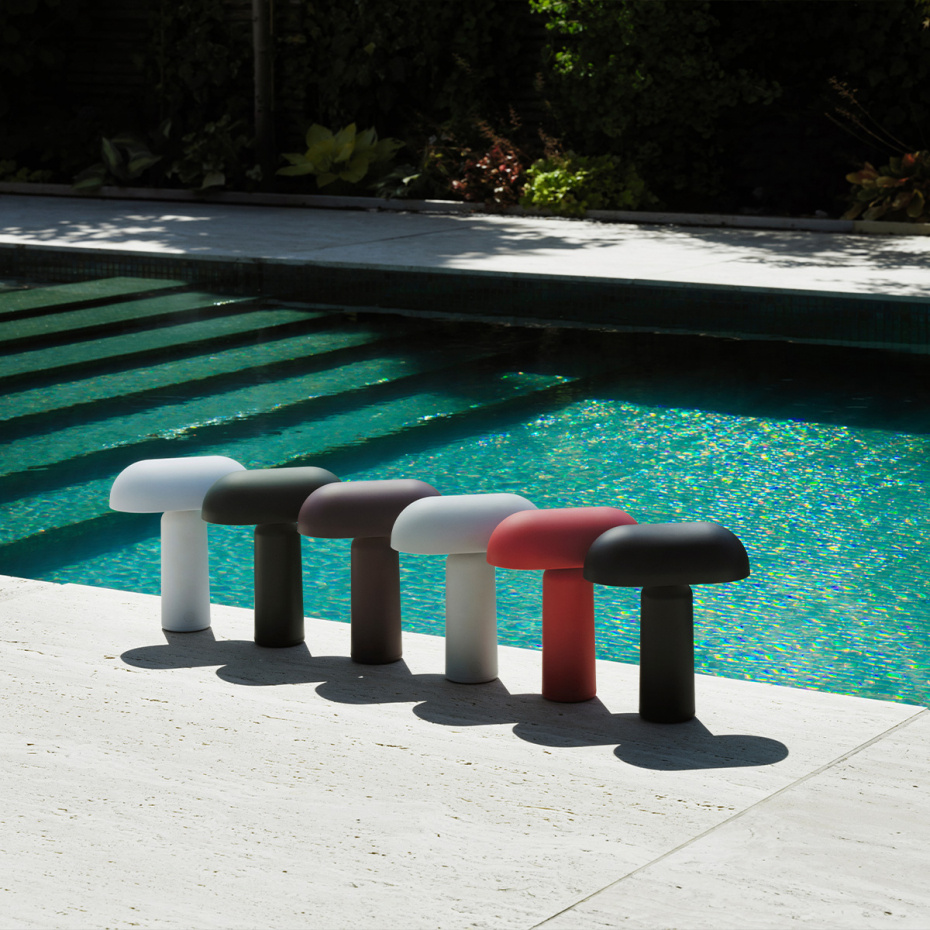 Porta Portable Bordslampa Bright Red