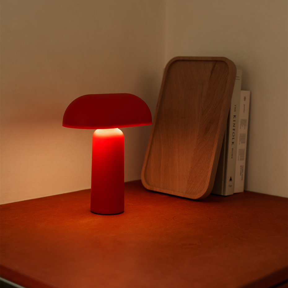 Porta Portable Bordslampa Bright Red