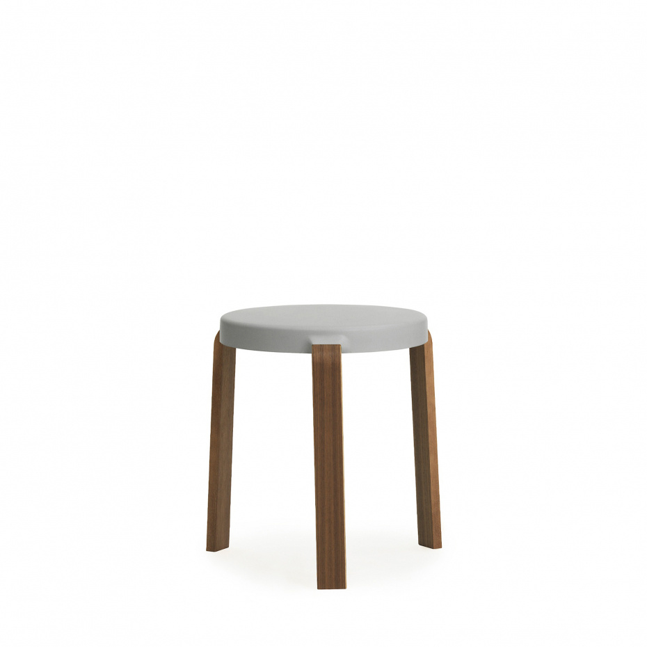 Tap Stool Walnut/Grey