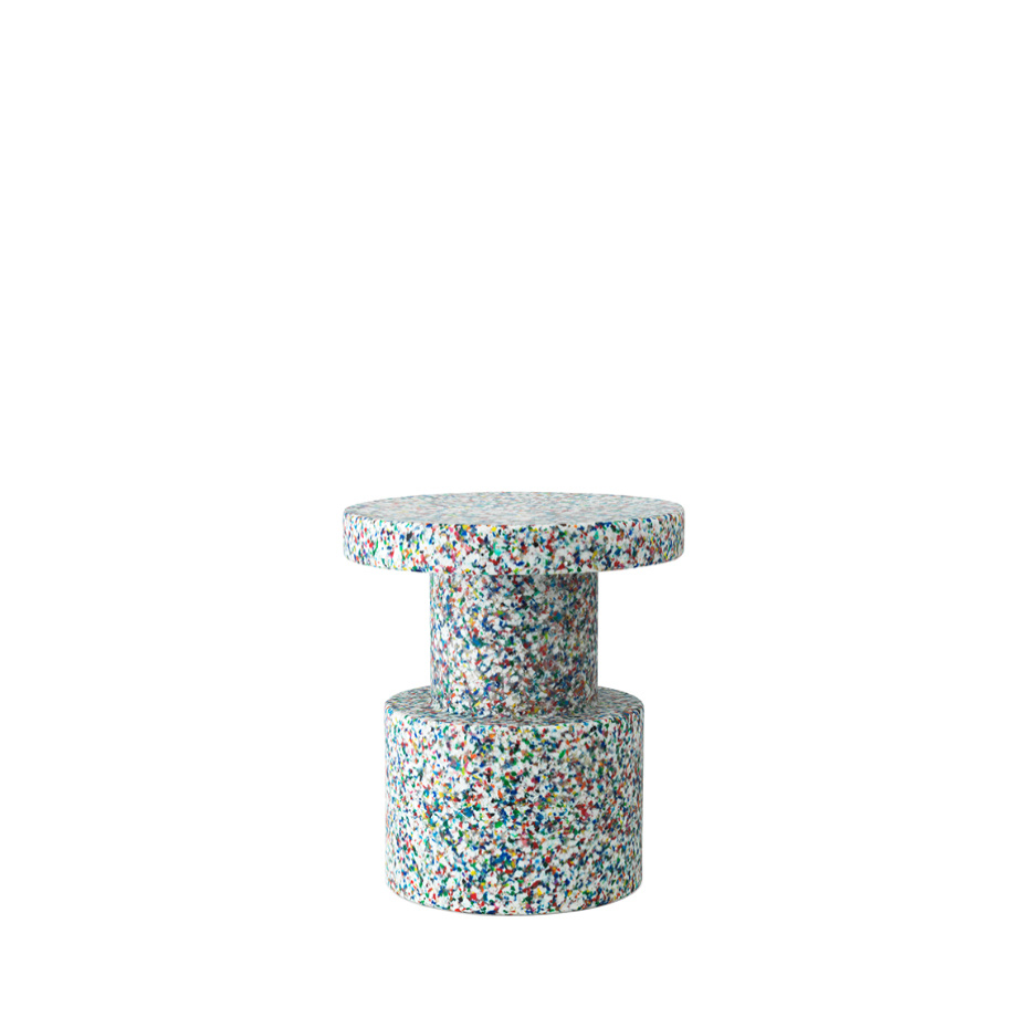 Bit Stool White Multi