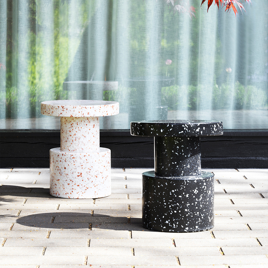 Bit Stool Black Multi