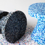 Bit Stool Cone Black/White Bit Stool Cone Black/White