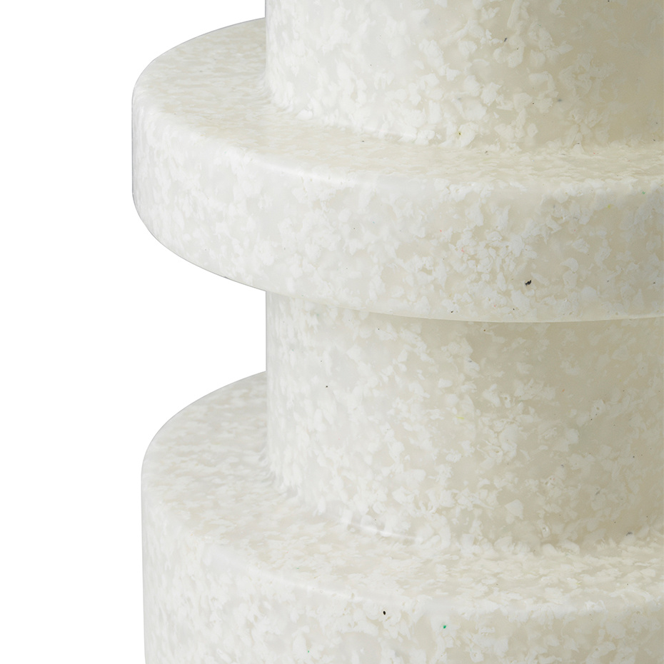 Bit Stool Stack White/White