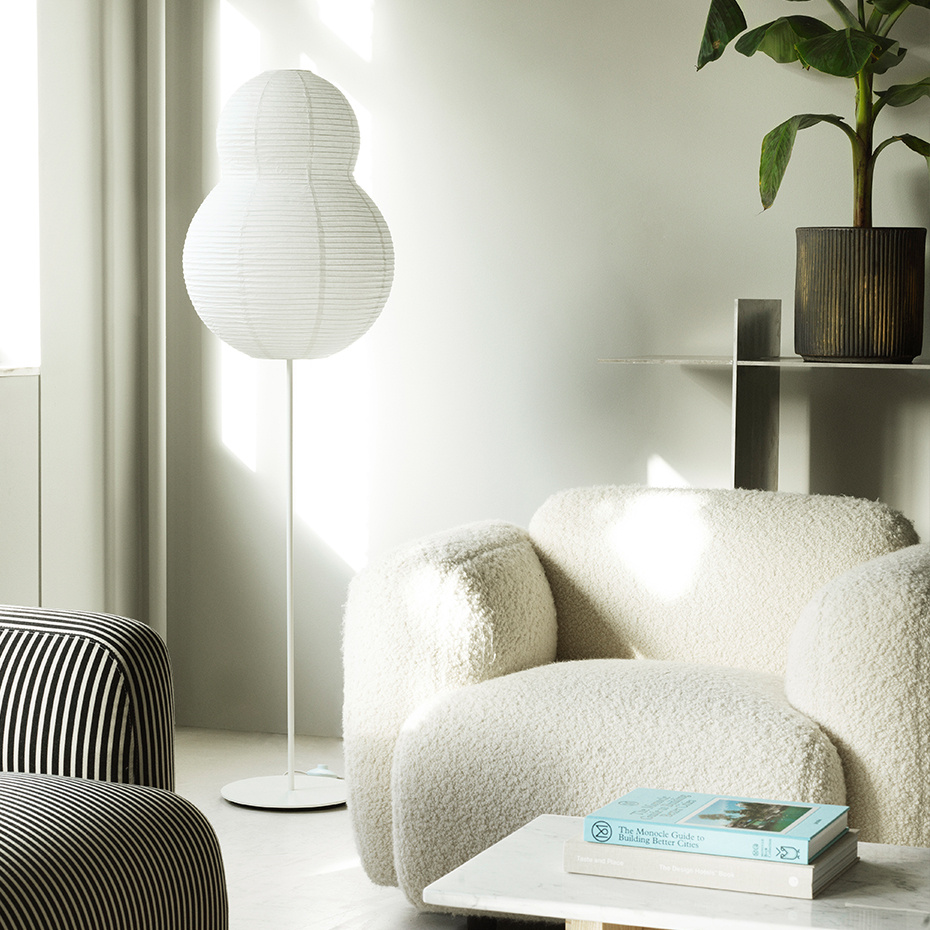 Puff Bubble Golvlampa White