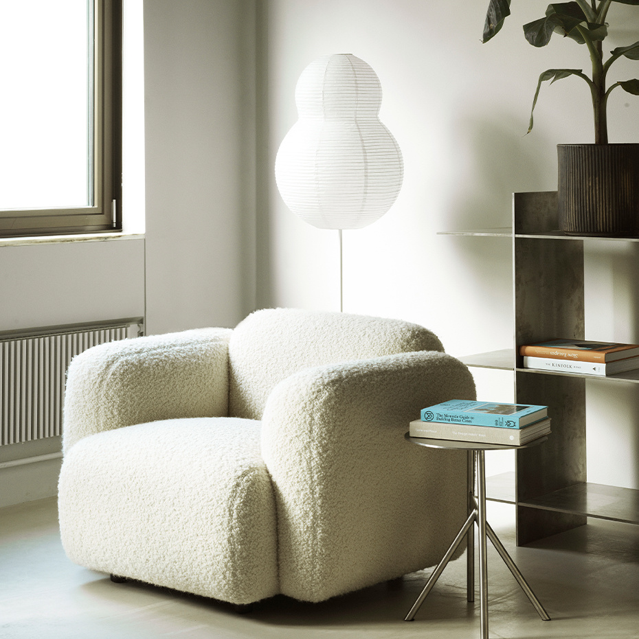Puff Bubble Golvlampa White