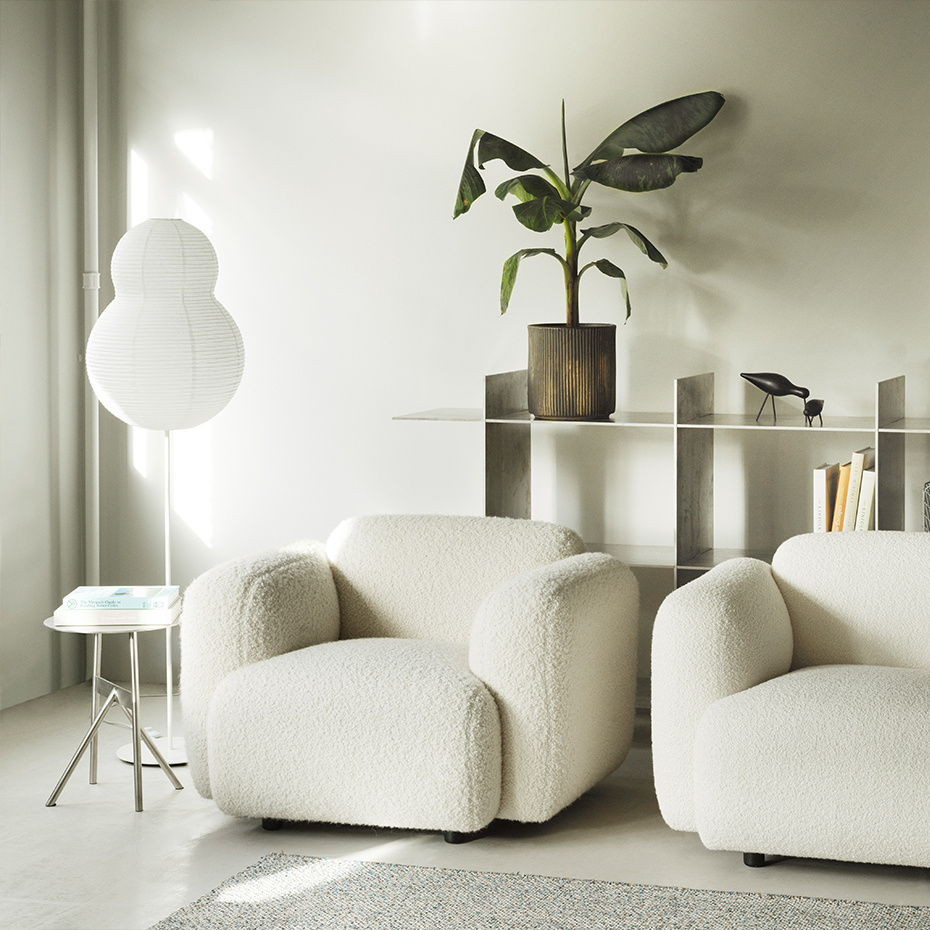 Puff Bubble Golvlampa White