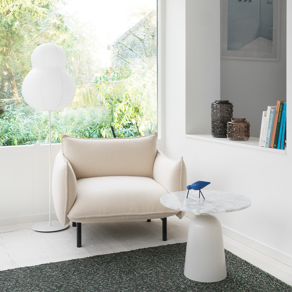 Puff Bubble Golvlampa White