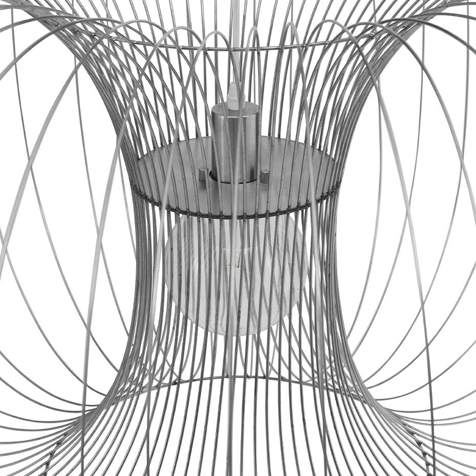 Coil Pendel Ø50cm Stainless Steel