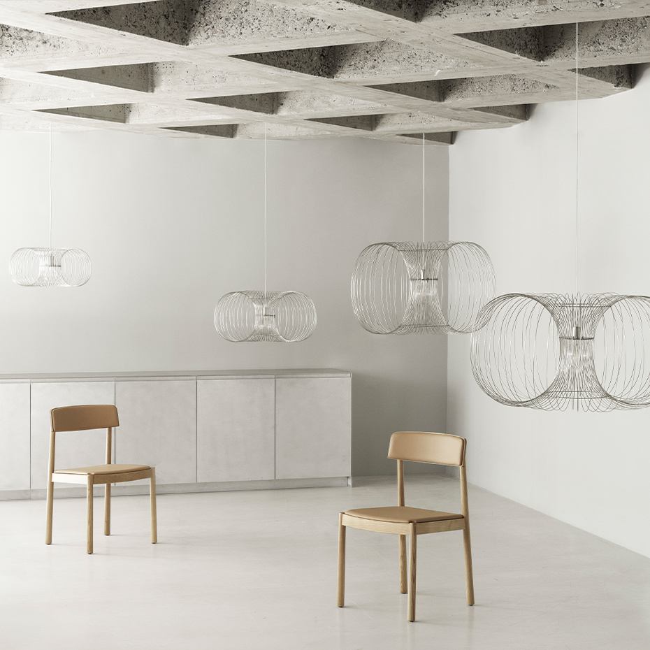 Coil Pendel Ø76cm Stainless Steel