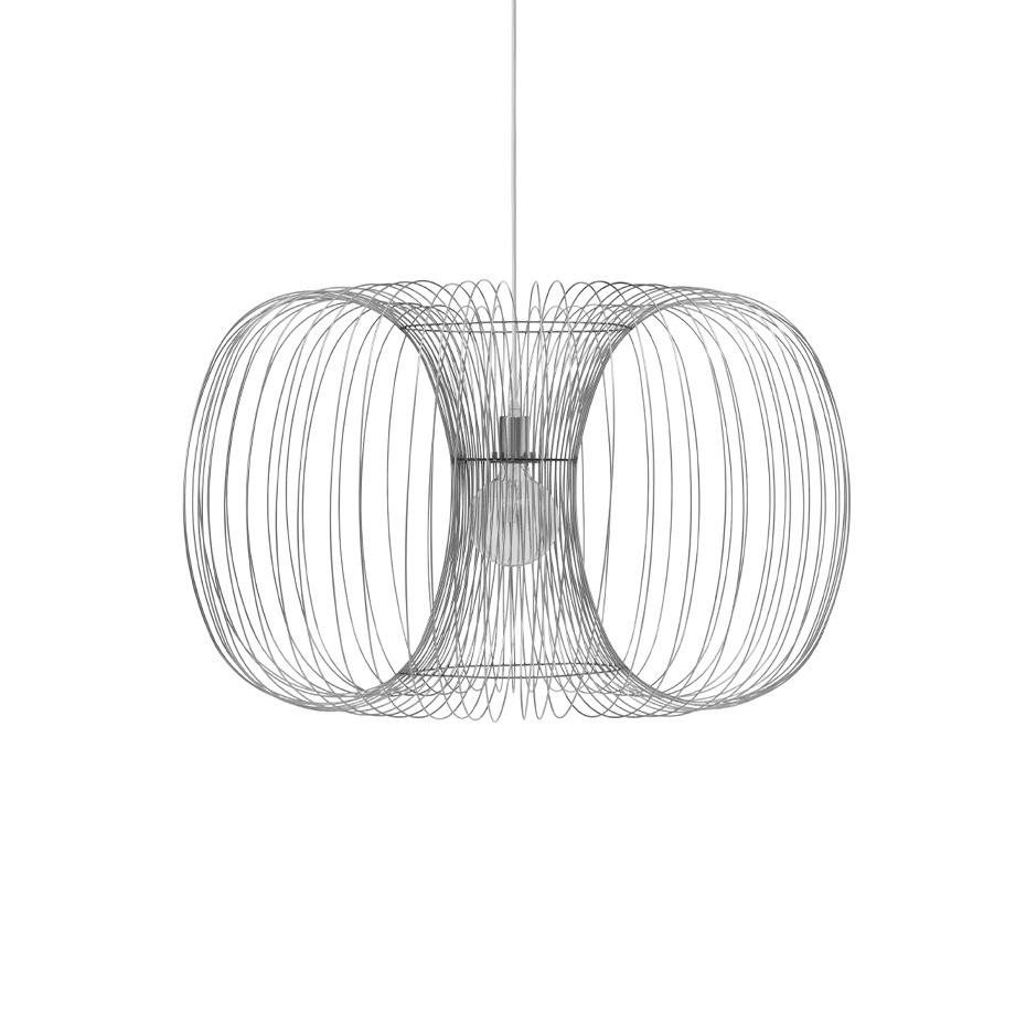 Coil Pendel Ø90cm Stainless Steel