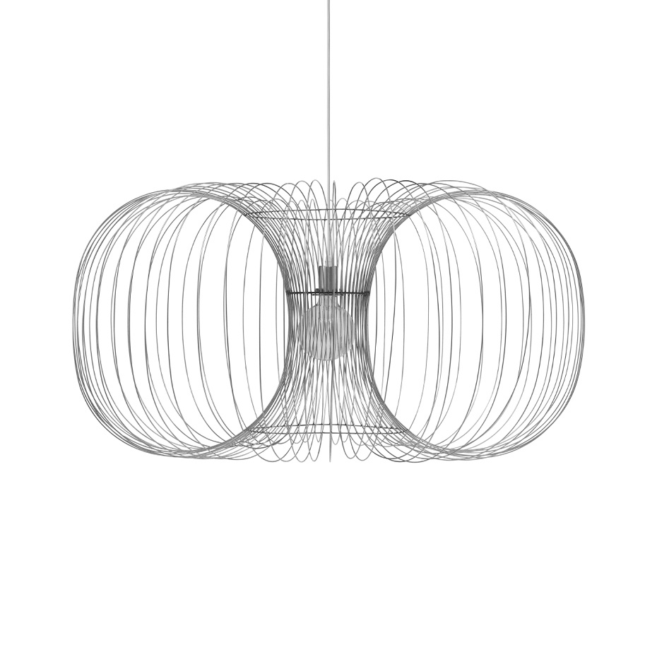Coil Pendel Ø110cm Stainless Steel