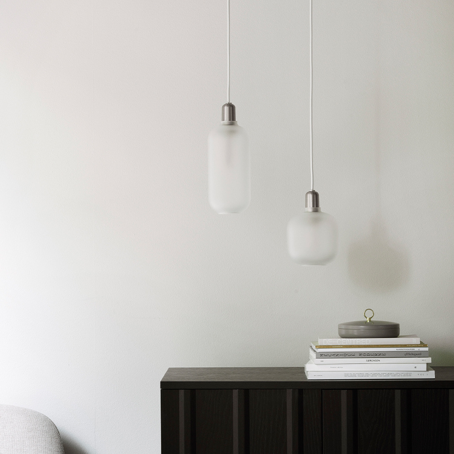 Reservglas Till Amp Pendel Large Matt/White