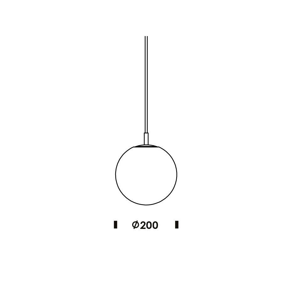 Pix Pendel Ø20cm White