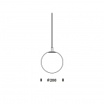 Pix Pendel Ø20cm White Pix Pendel Ø20cm White