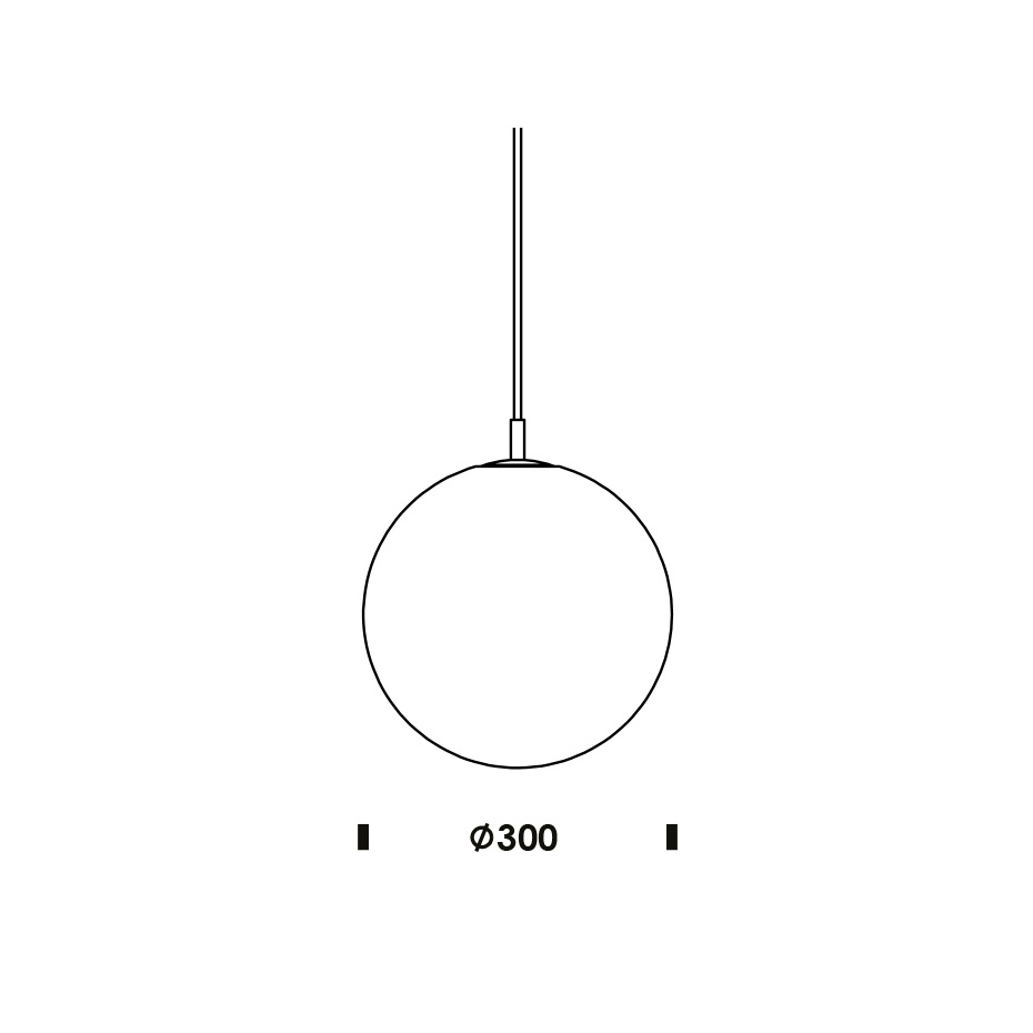 Pix Pendel Ø30cm White