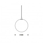 Pix Pendel Ø30cm White Pix Pendel Ø30cm White