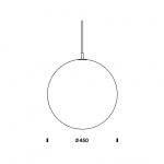 Pix Pendel Ø45cm White Pix Pendel Ø45cm White