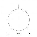 Pix Pendel Ø60cm White Pix Pendel Ø60cm White