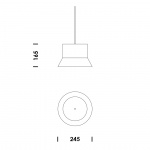 Hat Pendel Large Black Hat Pendel Large Black