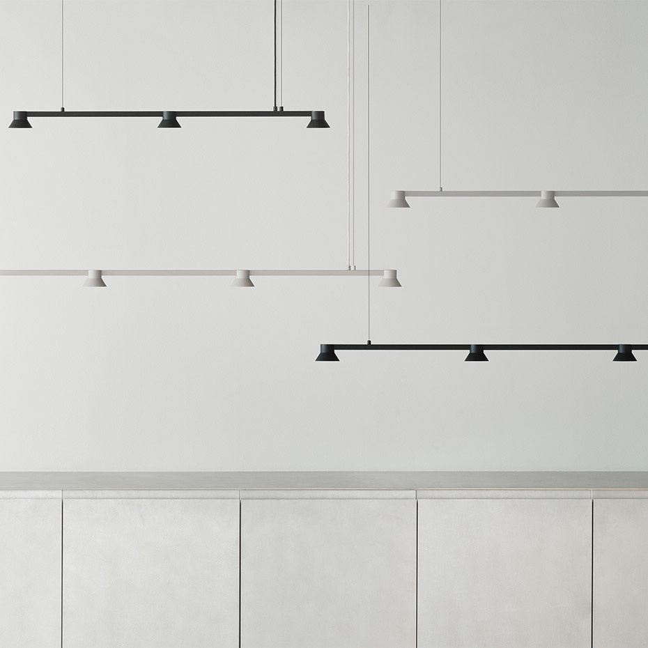 Hat Linear Pendel Small Black