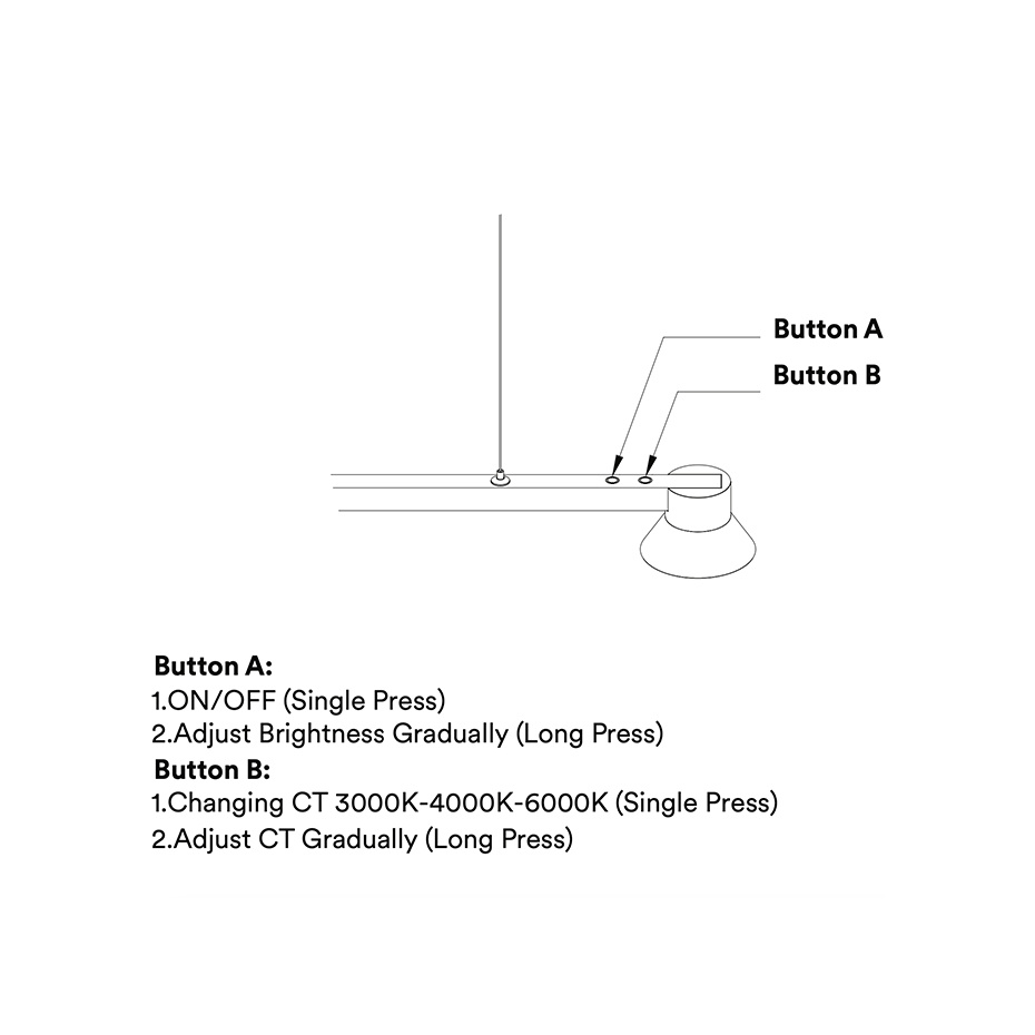 Hat Linear Pendel Small Black