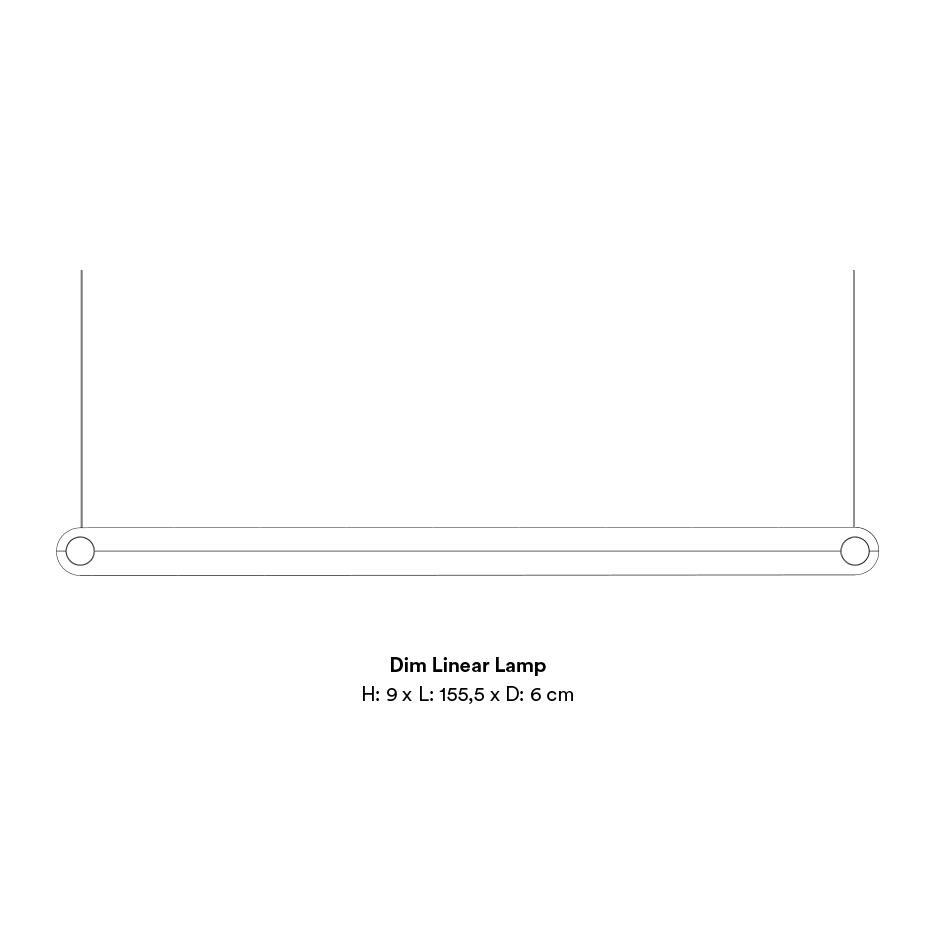 Dim Linear Pendel Black