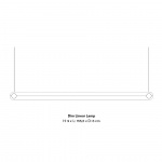 Dim Linear Pendel Black Dim Linear Pendel Black