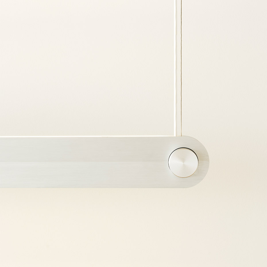 Dim Linear Pendel Brushed Aluminium