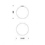 Pix Taklampa Ø45cm White Pix Taklampa Ø45cm White