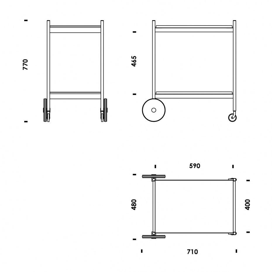 Rul Trolley Light Grey