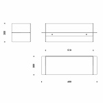 Alu Shelf 60cm Aluminum Alu Shelf 60cm Aluminum